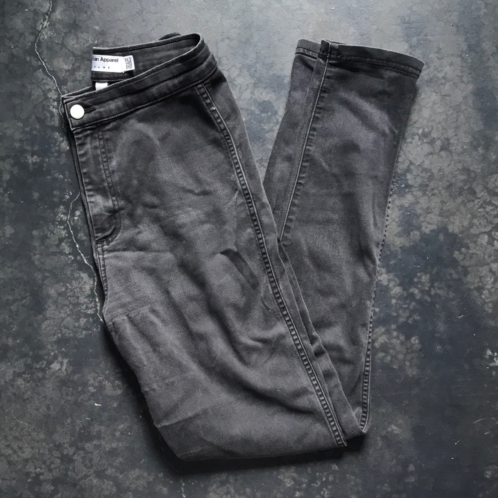 American Apparel high-waisted stretch Easy Jean